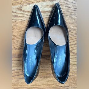 Simply Vera “Vera Wang” Black Patent Leather 4” Heels - Size 6.5 Like New!